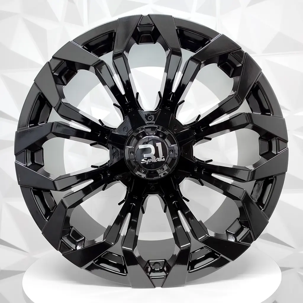 RIN 20X10 5-139.7 R1 SPORT LP103 GLOSS BLACK ET-24 CB108.2