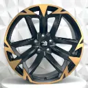 RIN 20X8.5 5-112 R1 SPORT CPR18-FF SATIN BLACK MF+COPPER ET38 CB57.1