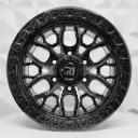 RIN 15X8 6-139.7 R1 SPORT RGW616 MACHINE BLACK+BLACK COAT ET0 CB110 