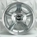 RIN 15X12 5-114.3 R1 SPORT 693 SILVER MACHINE FACE ET-75 CB73.1