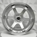 RIN 18X8 5-100 R1 SPORT A003 SILVER MACHINE LIP ET38 CB73.1