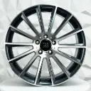 RIN 20X8.5 5-112 R1 SPORT M073 GUNMETAL MACHINE FACE ET35 CB66.6