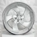 RIN 22X11 5-139.7 R1 SPORT 5211R SILVER MILLING MACHINE LIP ET0 CB87.1