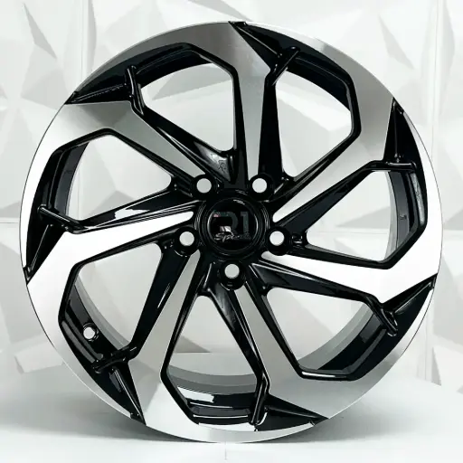 [150228] RIN 15X7 5-100 R1 SPORT 1066 BLACK MACHINE FACE ET15 CB73.1