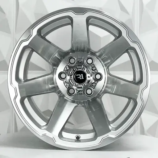 [154870] RIN 15X10 6-139.7 R1 SPORT QC1856 SILVER MACHINE FACE MACHINE LIP ET-44 CB110